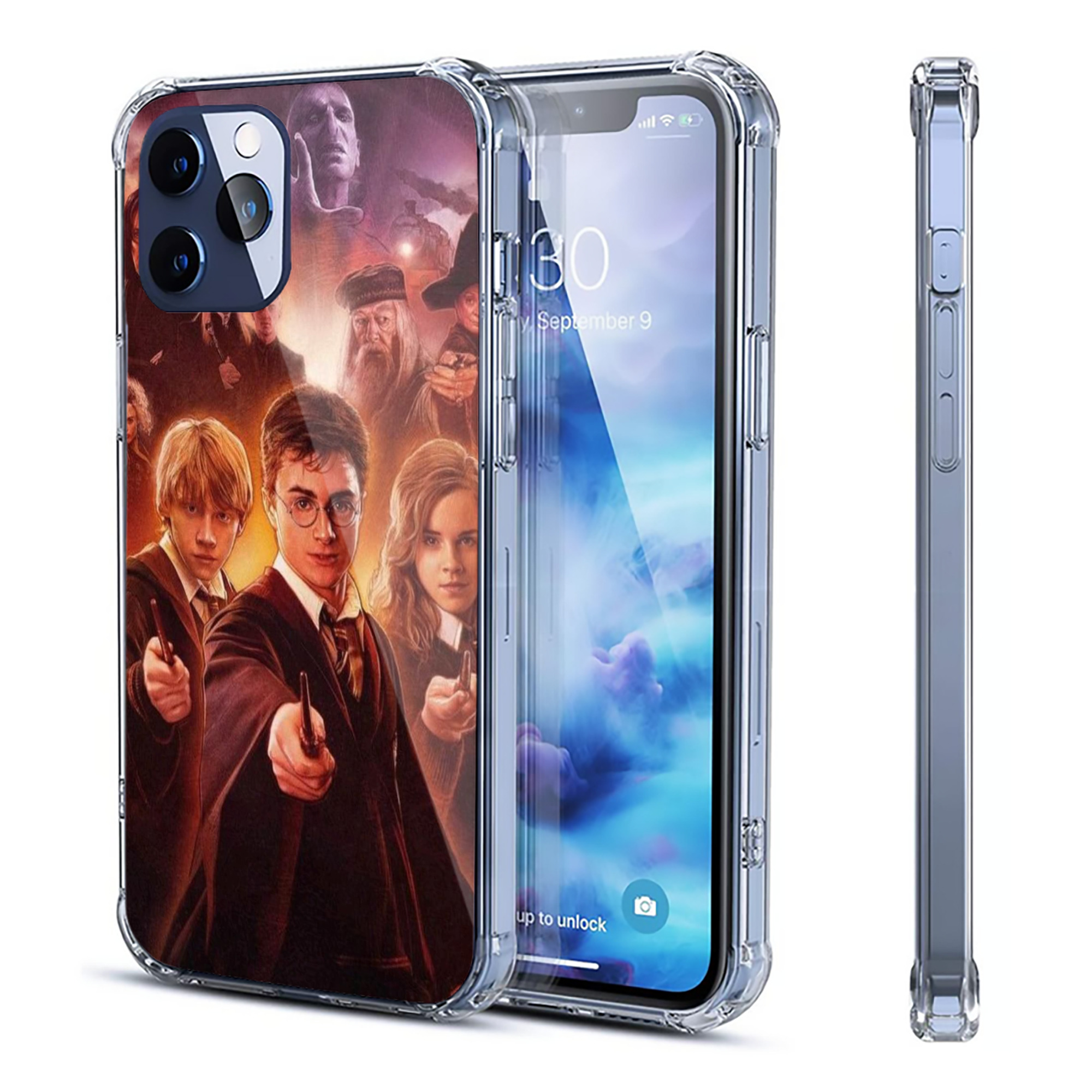 （画像用） Harry Potter ハリー・ポッターシリーズ 【iPhone 12シリーズ対応】透明スマホケース（クリアソフトケース）